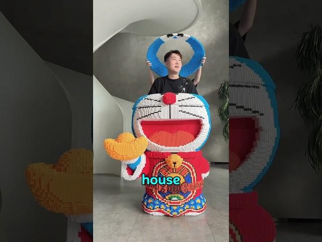 ‍ Dad Hiding in the Building Blocks!