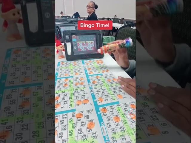 When you focused on paper and not the computers #bingo #bingowives