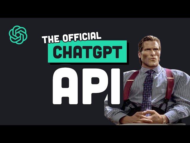 ChatGPT Official API First Look