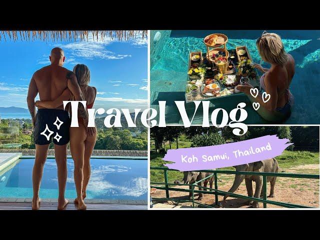 TRAVEL VLOG: Koh Samui Thailand, elephants, fishing, beach life