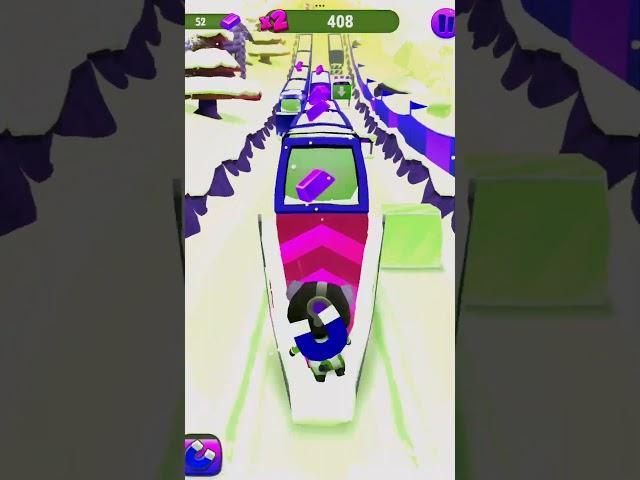 Talking Tom Gold Run Hero Astro Master Tom Hit Raccoon With Ultra Power Snow Adventure World #Shorts