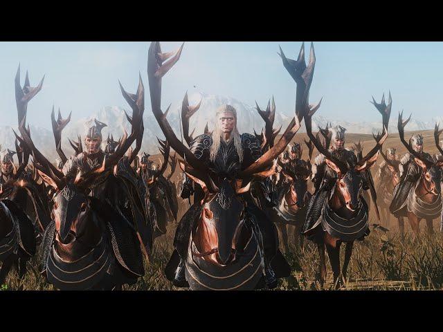 Elves of Mirkwood Vs Men of Rhûn | 20,000 Unit Lord of the Rings Cinematic Battle