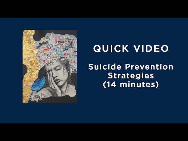 Suicide Prevention Strategies