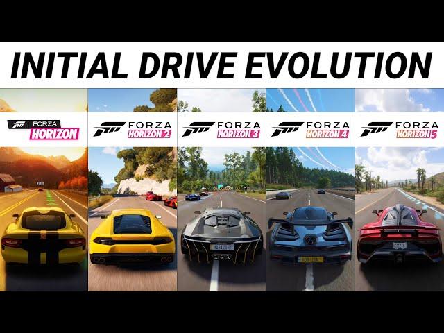 Evolution of Initial Drive, All Intros in Every Forza Horizon [2012-2021] 10th Anniversary