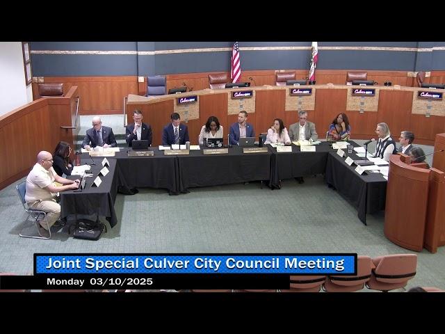 Culver City - City Council Meeting - 3/10/2025