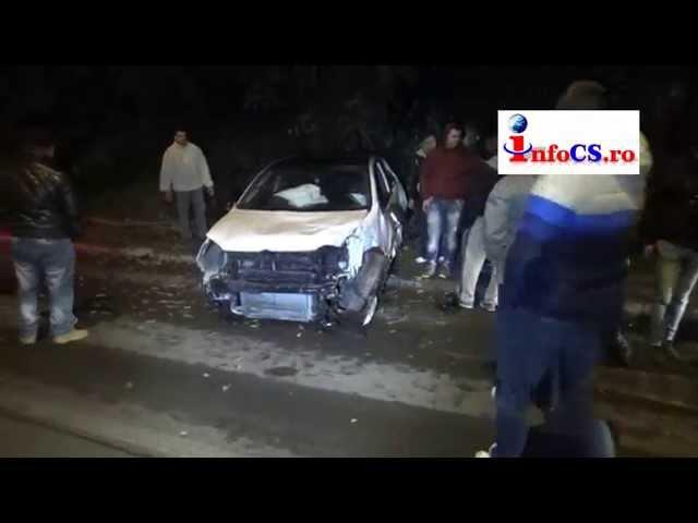 Accident de noapte la Resita pe Calea Caransebesului 25 oct