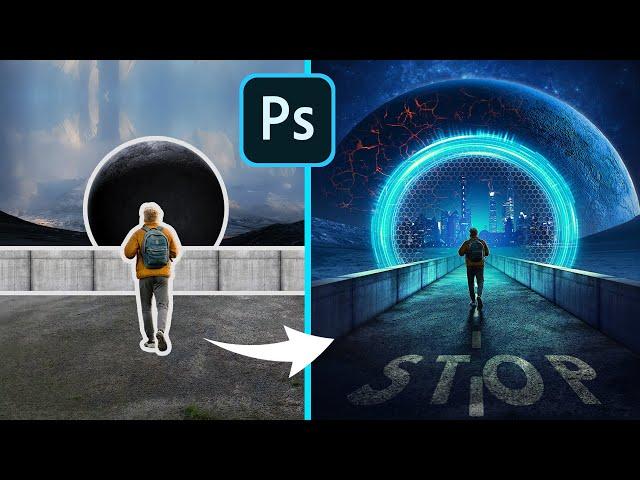 "Unstoppable" Photo Manipulation Tutorial | Photoshop