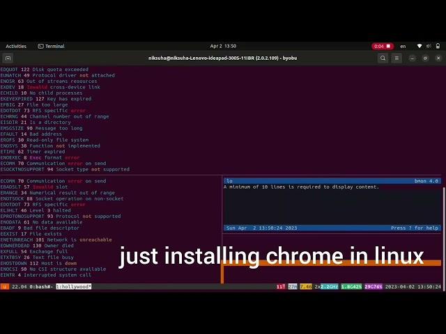 yes, just installing chrome in linux.