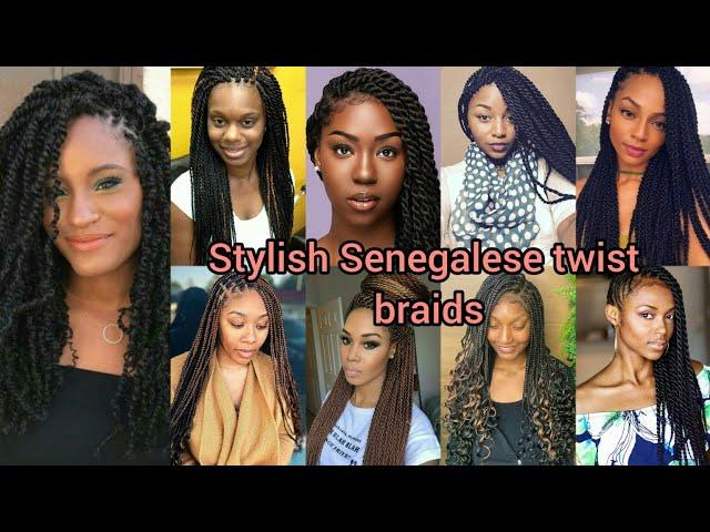 Stylish Senegalese twist braids hairstyles 2025 | Twist hairstyles for black women