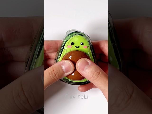 DIY Avocado  Squishy with nano tape #shorts