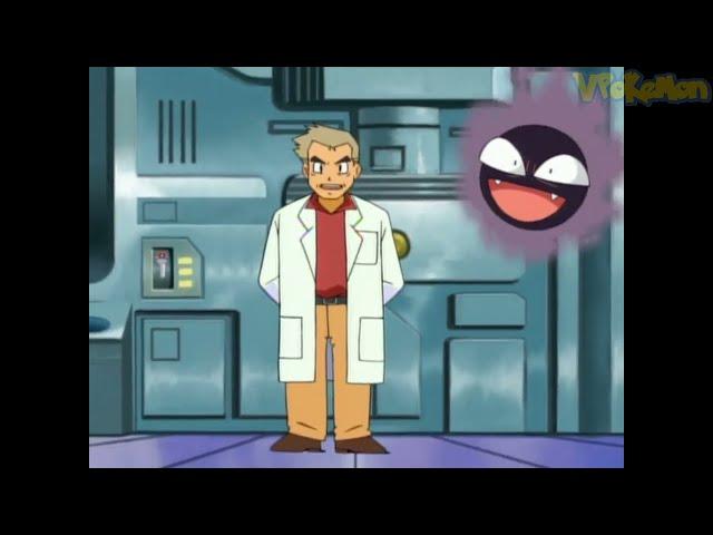 Gastly attacks Professor Oak | Professor Oak Funny Moments