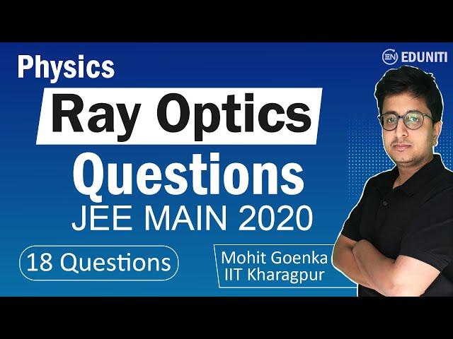 Ray Optics | JEE Main 2020 Solution | JEE Physics | PYQs | Mohit Goenka (IITKGP)