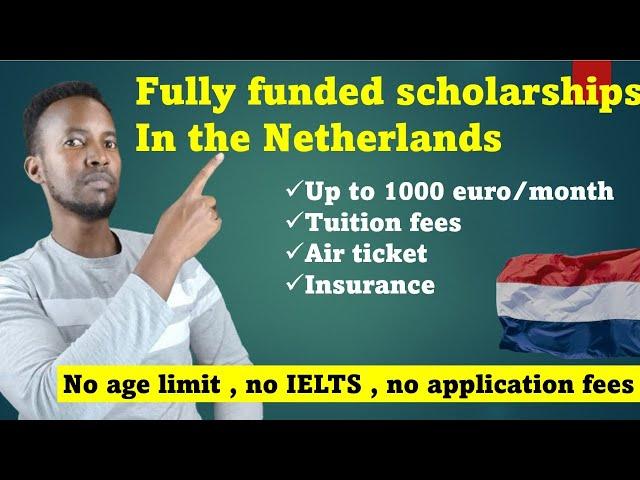 Netherlands scholarships for international students 2024. how to apply NL scholarships for MSc&BSC