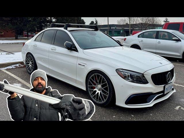 I Put Ski Racks on My C63s Sedan ...