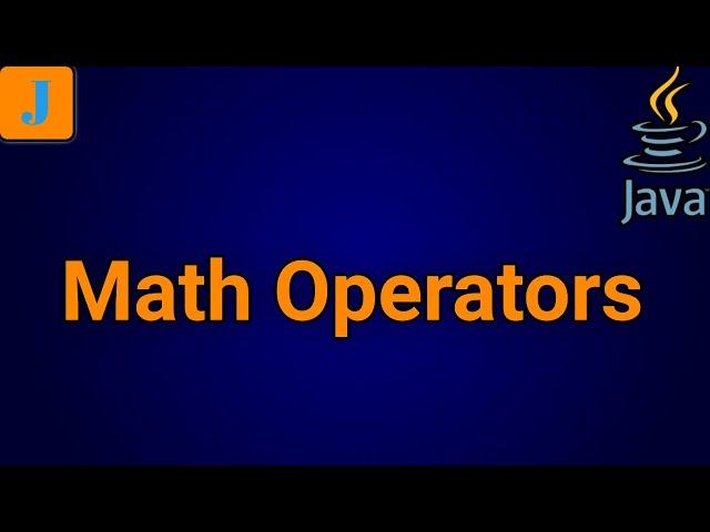 Java Math Operators