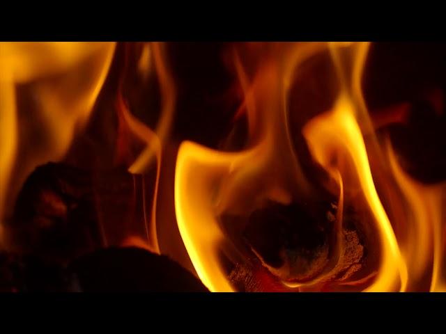 Warming Intense Slow Fire | 4K Relaxing Screensaver