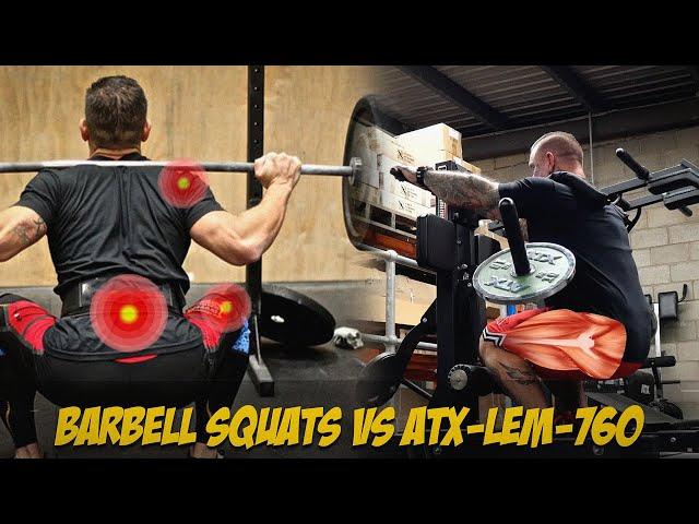 Lee Priest vs. Barbell Squats: Why the ATX-LEM-760 Wins for Back Safety!