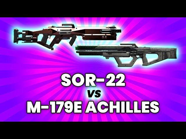 M-179E ACHILLES vs SOR-22 Legendary Precision Rifles — Cyberpunk 2077