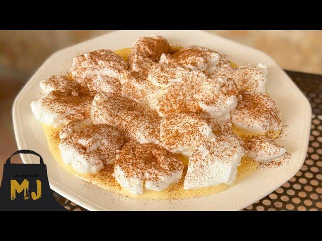 Huevos nevados o Isla flotante | Postre tradicional