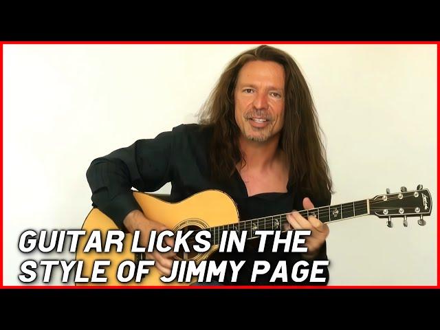 Ken Tamplin - Jimmy Page Guitar Lick Tutorial