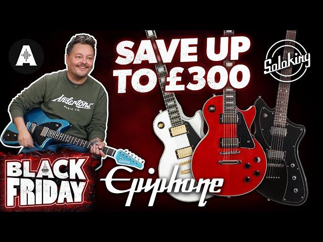 Amazing Deals on Epiphone Les Paul Customs & Soloking Guitars! - Black Friday 2024