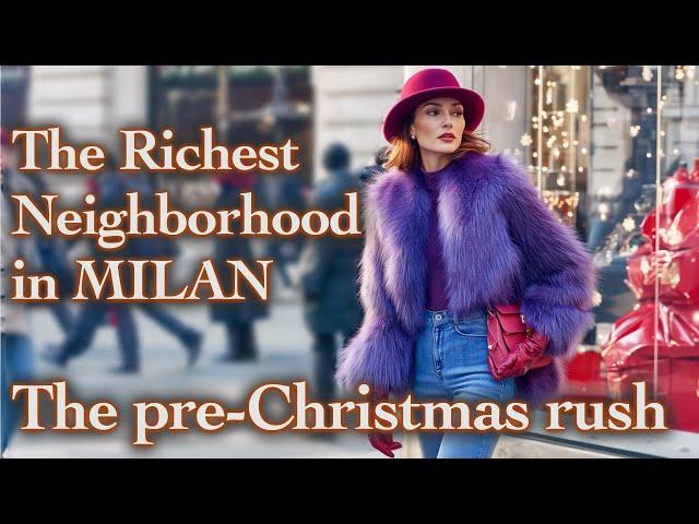 Milan’s Street Style in the Richest Neighborhood: Actual fashionable outfits for Christmas 2024