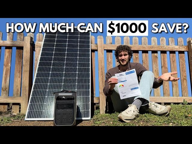 $1,000 Solar Generator vs My Electric Bill