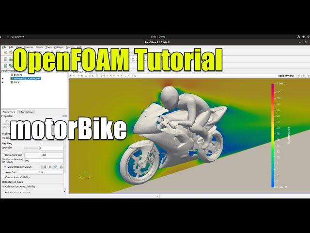  #OpenFOAM Tutorial | motorBike (simpleFoam)