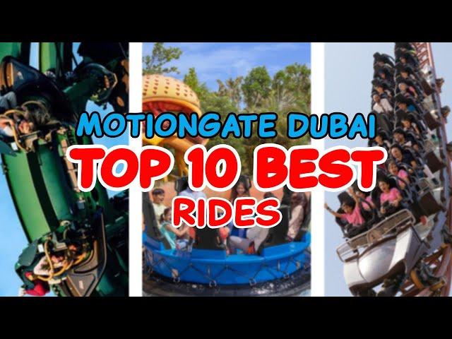 Top 10 rides at Motiongate Dubai - United Arab Emirates | 2022