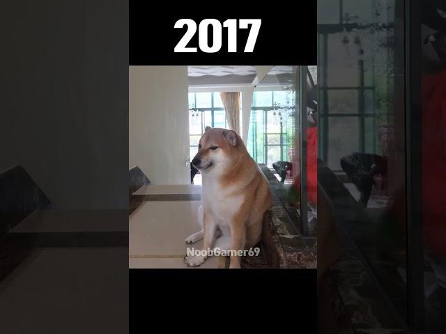 Memes Then Vs Now  (2023) #shorts #memes #meme #now #doge