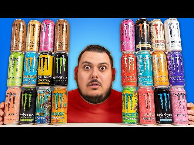 I Drank EVERY Monster Energy Drink..