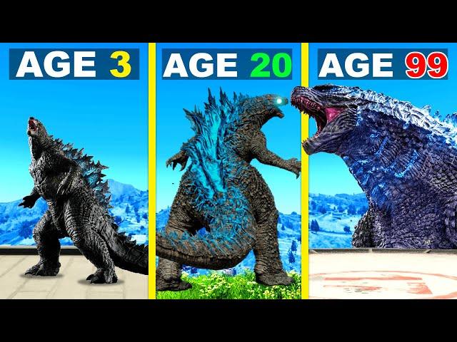 Surviving 99 YEARS As GODZILLA In GTA 5 ...