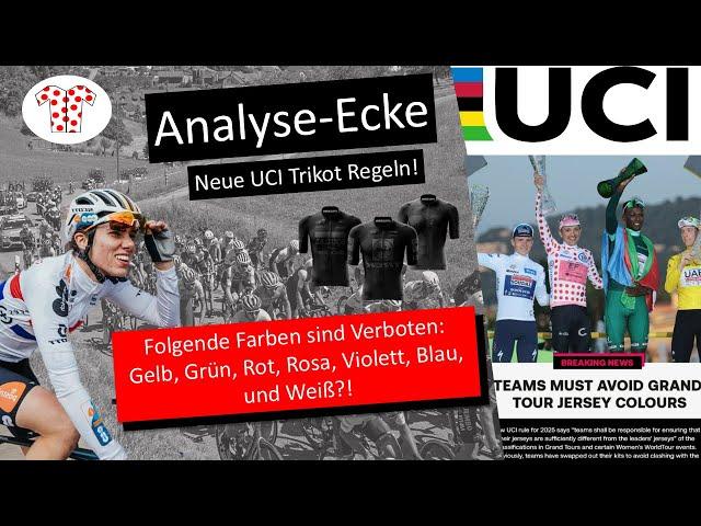 2025 alle in Schwarz?! Analyse-Ecke - Neue UCI Trikotregeln