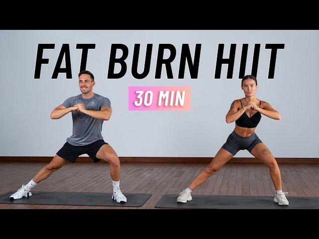 30 MIN FULL BODY CARDIO HIIT Workout For Fat Burn At Home (No Equipment)