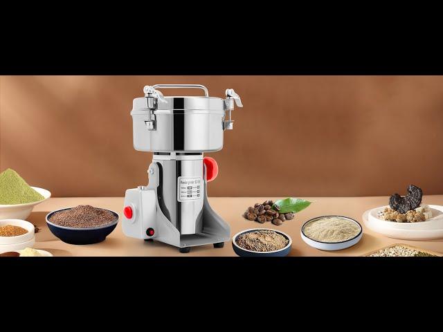BEAMNOVA 110v Electric Grain Mill Spice Grinder Molino de Maiz Electrico for Dried Herb Home, 1500g