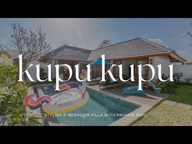 Kupu Kupu Villas : Stylish 2-Bedroom Villa with private Pool  #villaforrent