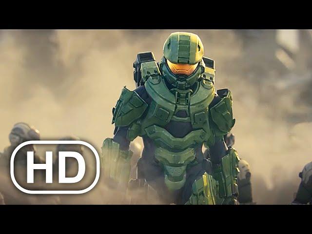 Master Chief Destroys Everyone & Everything Scene 4K ULTRA HD - Halo Cinematic