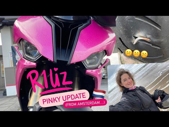 R1Liz - Pinky Update from Amsterdam - Irritable S1000RR (Also aRRctic Adventure Part 1)