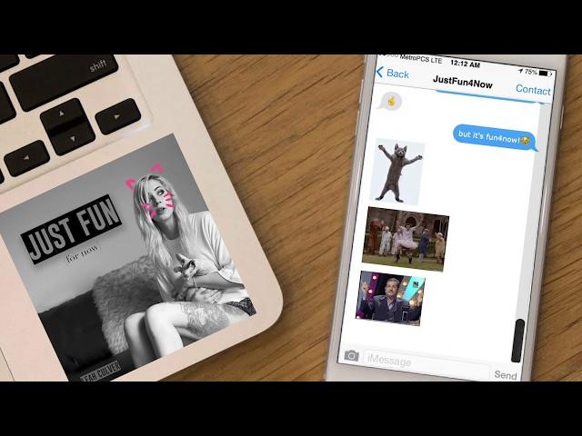 Just Fun For Now (Text Message/LyricVideo) - Leah Culver