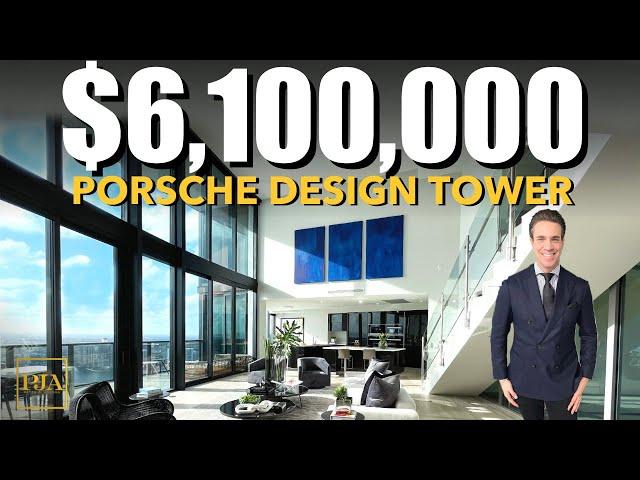 Porsche Design Tower | $6 Million Dollar | Miami Condo Tour | Duplex | Peter J Ancona