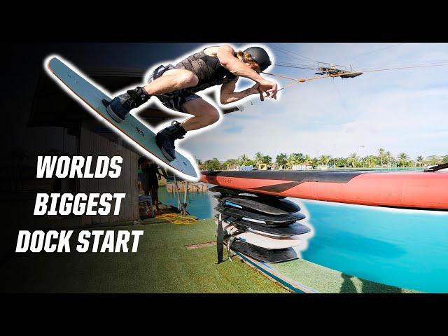 WORLDS BIGGEST WAKEBOARD DOCK START!