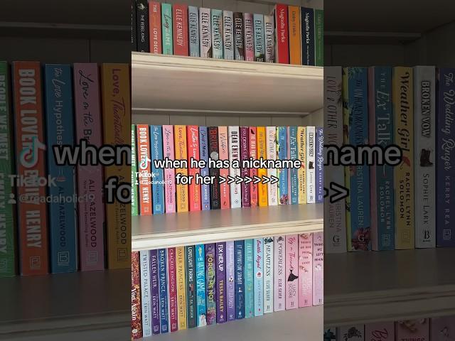 Nicknames in romances are the best #romancebooks #booktube #bookish #bookshelf #bookishthings