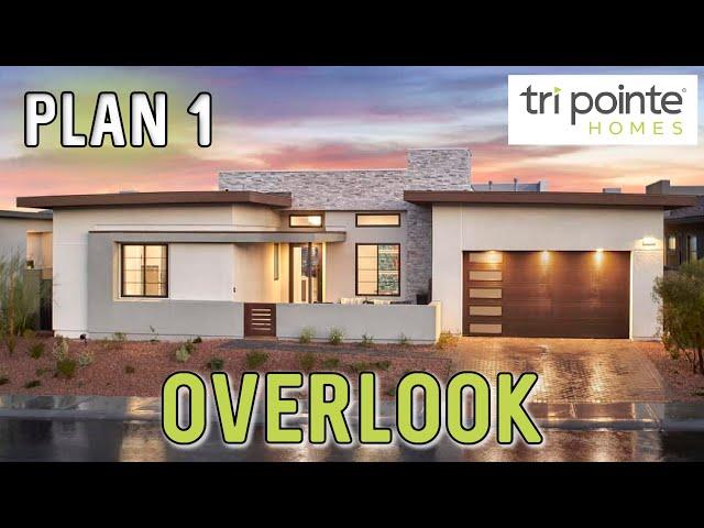 Luxury Single Story Homes for Sale in Summerlin - Overlook Tri Pointe Homes Plan 1 - $915k+