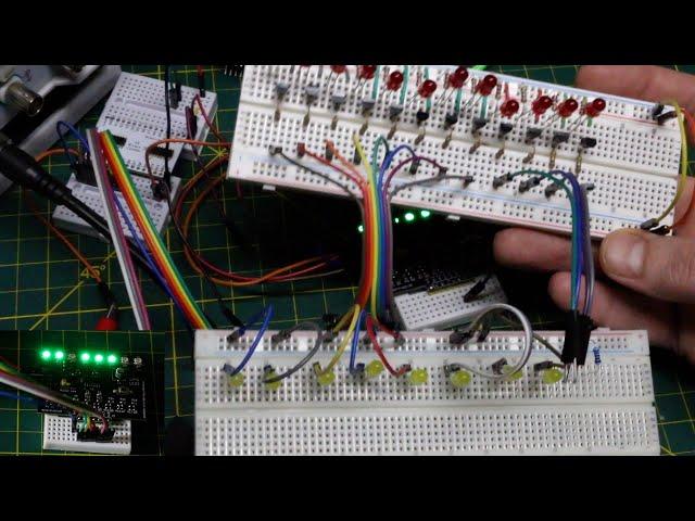 Addressable LEDs Replacing Banks of Breadboard LEDs