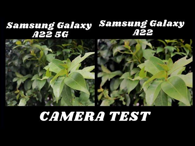 Samsung Galaxy A22 5G vs Samsung Galaxy A22 || The Ultimate Camera Comparison.