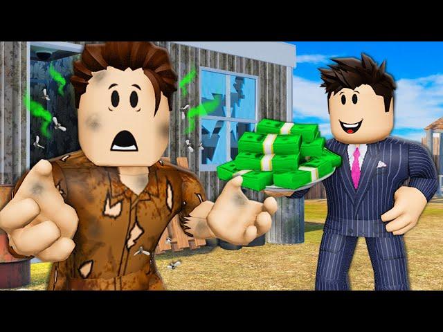 He Found Out He Was A Millionaire! A Roblox Movie