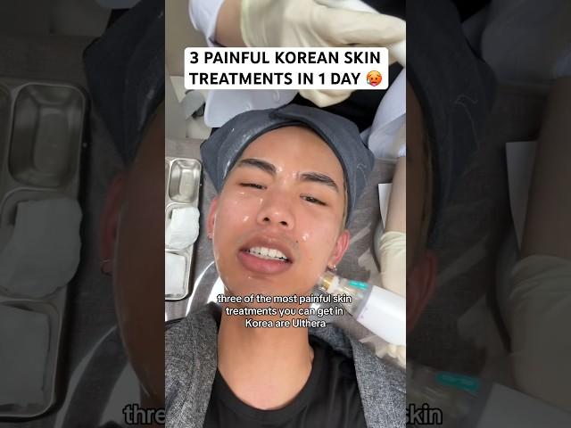 Getting the 3 most painful Korean skin treatments in the same day 