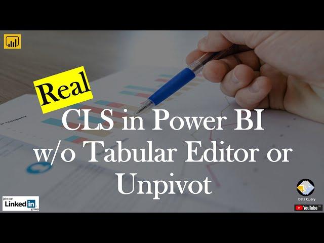 Column Level Security in Power BI without Tabular Editor or Unpivot