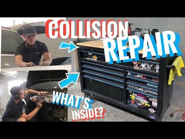 What's Inside A Collision Repair Technician’s Tool Box? | Auto Body Work Tool MUST HAVE’S!