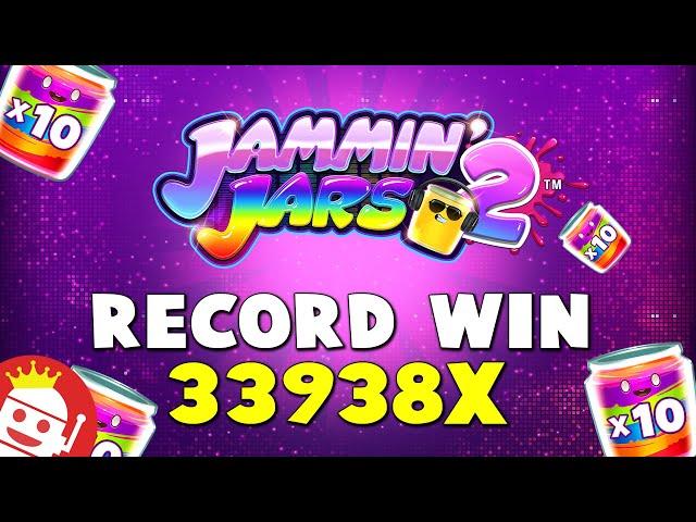 JAMMIN JARS 2  PUSH GAMING  MEGA 33938X WIN!